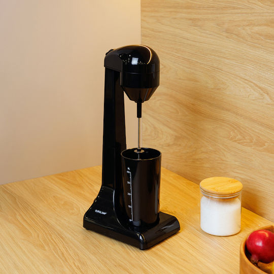 Eurolamp Milk Frother Tabletop 100W with 2 Speed Level Black