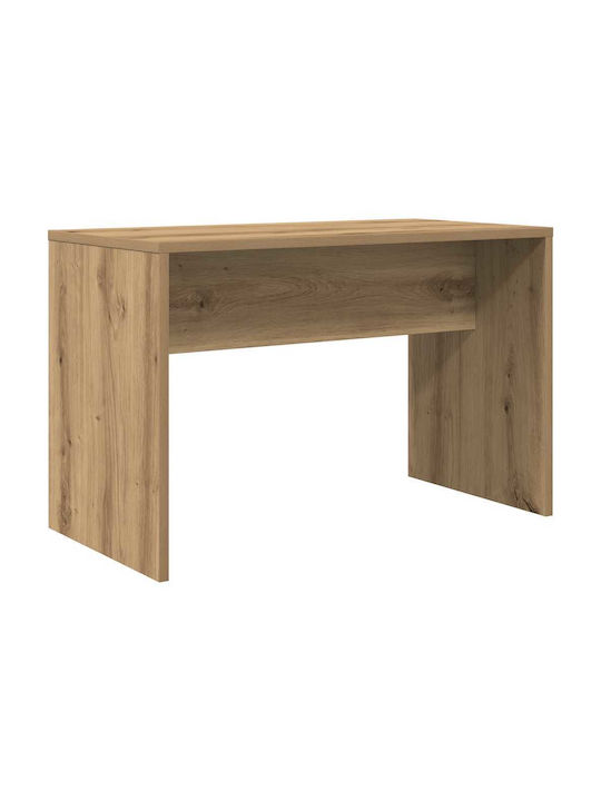 Bodenstehende Schminktisch Schlafzimmer Holz Echte Eiche mit Spiegel & Hocker 60x40x140cm