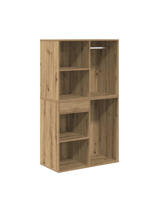 Bodenstehende Schminktisch Schlafzimmer Holz Echte Eiche mit Spiegel & Hocker 60x40x140cm