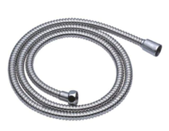 Metallic Shower Hose Silver 175cm (1/2")