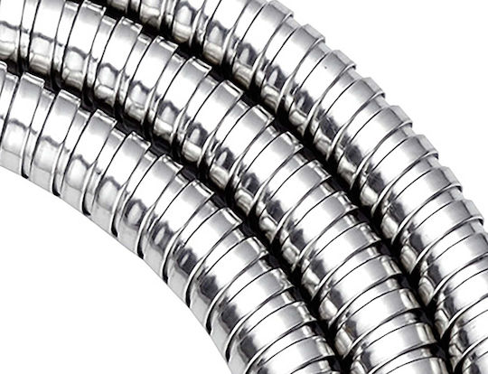 L-c Σπιράλ Ντουζ Inox 150cm Ασημί