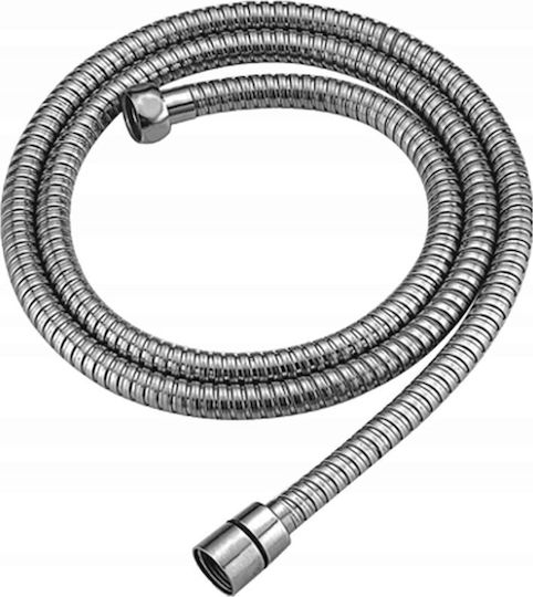 Hydroland Σπιράλ Ντουζ 150cm Ασημί