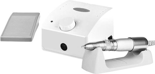 Marathon K35 Τροχός Νυχιών Ρεύματος 45W Λευκός με Πεντάλ