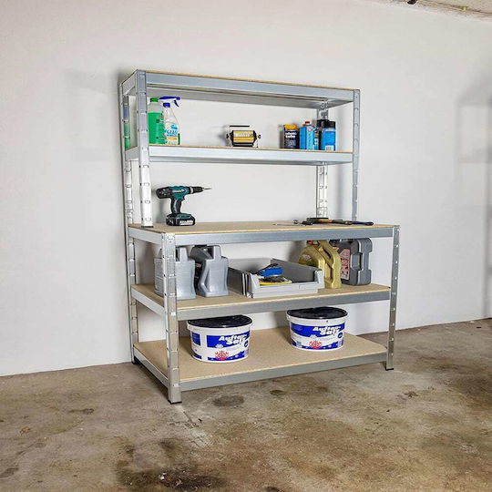 Raft Dexion Galvanizat 120x50x180cm Cu 5 Rafturi Rezistență Totală 875kg