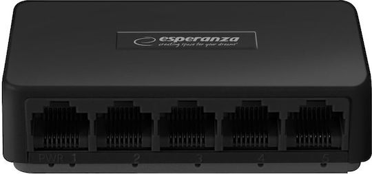 Esperanza ENS103 Managed Switch με 5 Θύρες Gigabit (1Gbps) Ethernet