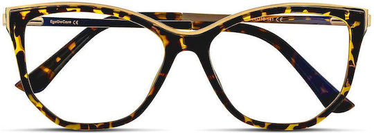 Blue Light Γυαλιά Υπολογιστή Ashley Coffee Tortoise
