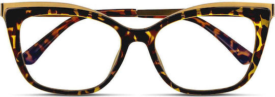 Blue Light Computer Glasses Venice Cinnamon Tortoise