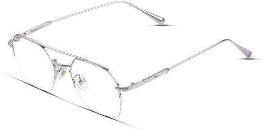 Blue Light Γυαλιά Υπολογιστή Aviator Silver