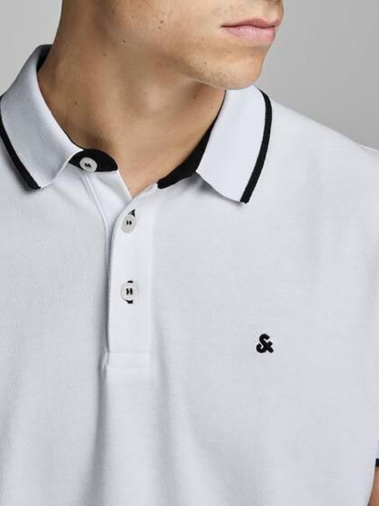 Polo T-shirt White/black