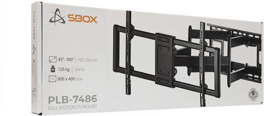 Sbox Plb-7486 Suport TV 43-100 120kg 800x400