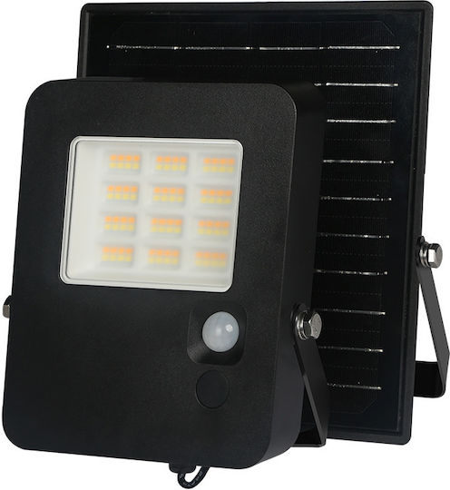 Aca Στεγανός Ηλιακός Προβολέας LED 15W Φυσικό Λευκό 4000K IP65