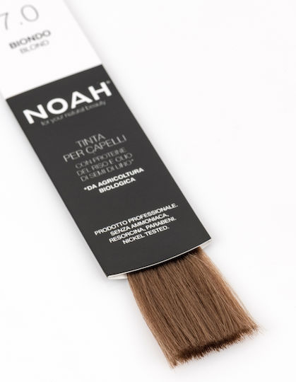 Noah for Beauty Permanent Hair Colour Vopsea de Păr fără amoniac 7.0 Blondă 140ml
