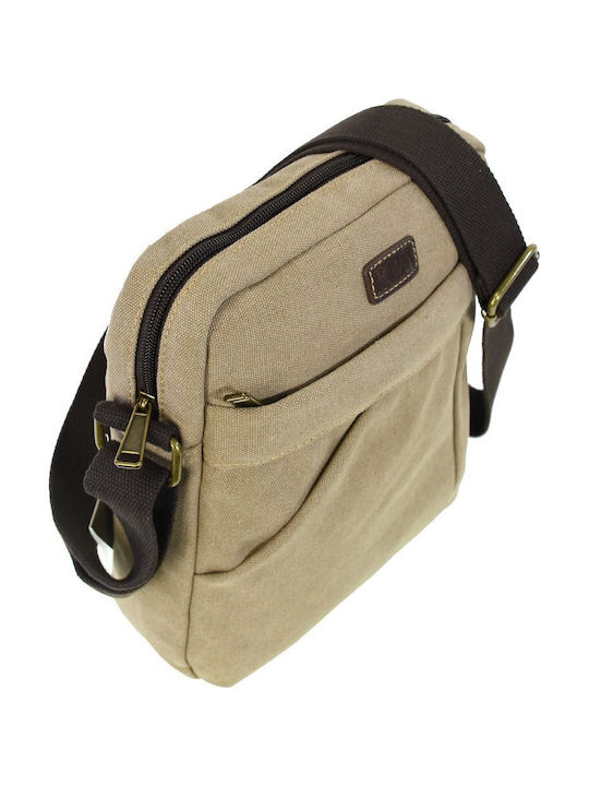 Herrentasche Schulter / Crossbody Beige
