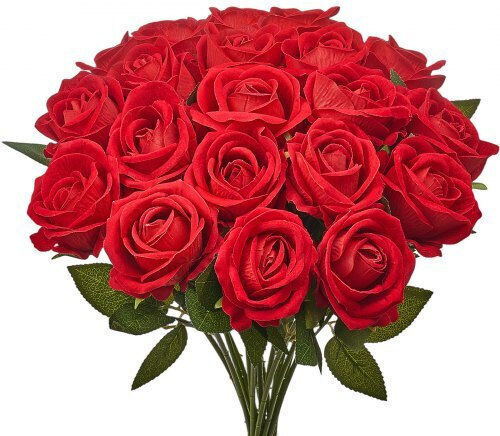 Vevor 500 Pieces Red Artificial Roses Bouquet Home Decoration Rzmghshs500pl0lee001v0