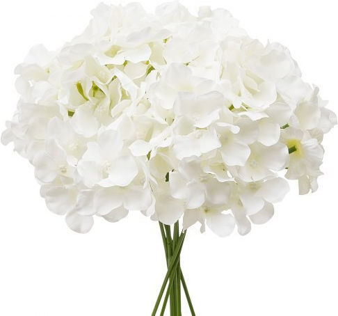 Vevor Decorative Artificial Hydrangea Flowers 205 Pieces 25 Cm White Rzxqbs205pcs6hw4t001v0