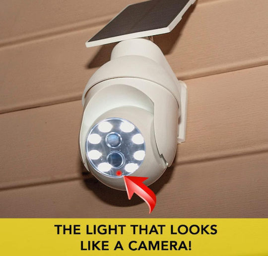 Solar Dummy Surveillance Camera with LED Lighting
