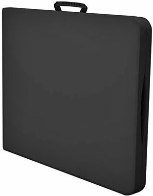 Plastic Masa Catering pentru spații exterioare Pliabil cu schelet metalic Negru 152x70x74buc