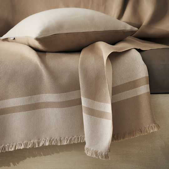Gofis Home Marian Ριχτάρι Πολυθρόνας Δύο 'Οψεων 180x180εκ. Ground Beige 336/41