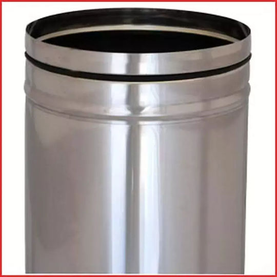 Inox Single Wall Chimney Pipe Diameter 300mm Length 0.25m