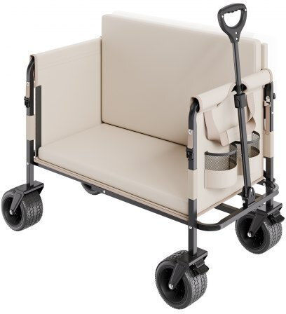 Foldable Garden Cart Four-wheel 220lt