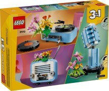LEGO Lego Creator 3 in1 Plattenspieler Mit Blumen Für 8+ Jahre 366Stücke