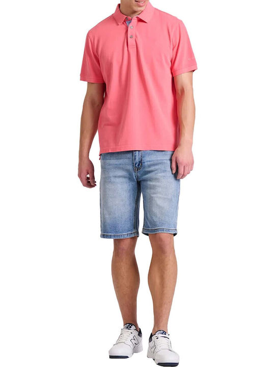Polo Herrenblusen Kurzarm Rosa
