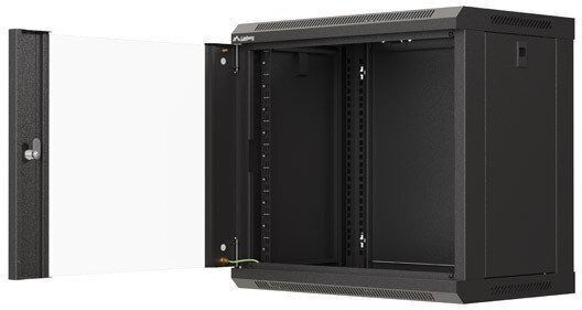Lanberg Wandmontiert Rack-Schrank 9U Schwarz WF03-5309-10B