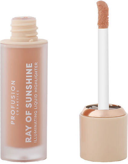 Ray Sunshine Liquid Highlighter Illuminator Golden Hour Profusion Cosmetics 4 ml