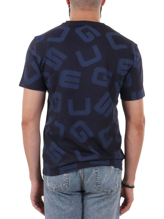 Guess Tricou Albastru marin