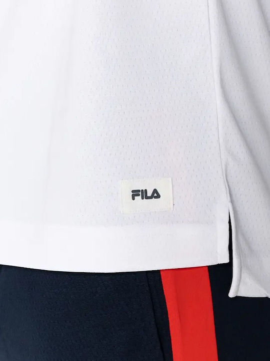 Jason Αθλητική Μπλούζα Κοντομάνικη White/blue Navy/red