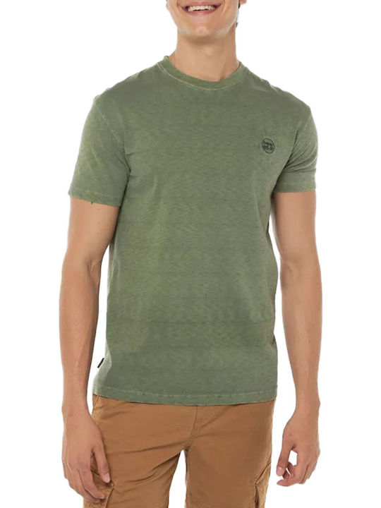 D2 Ovin Vintage T-shirt Χακί