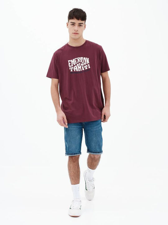 T-Shirt Burgundisch