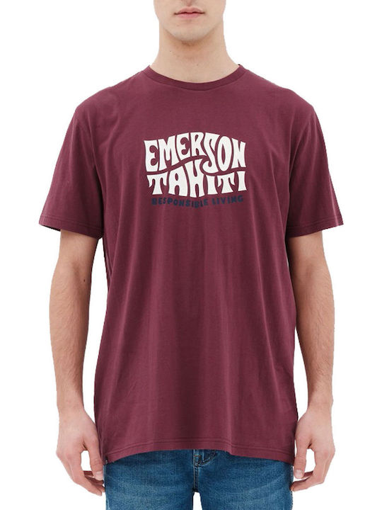 T-Shirt Burgundisch