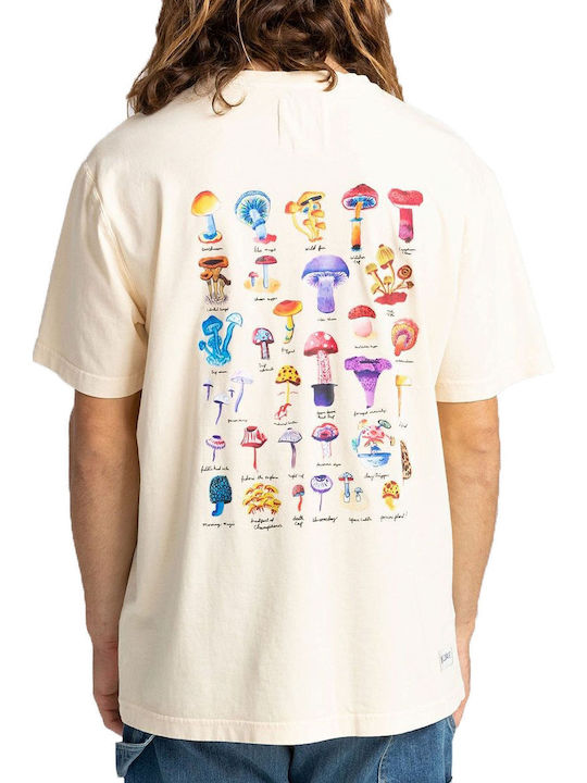 Shrooms Guide T-shirt Κίτρινο