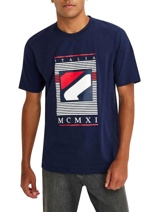 Carson T-shirt Navy Μπλε