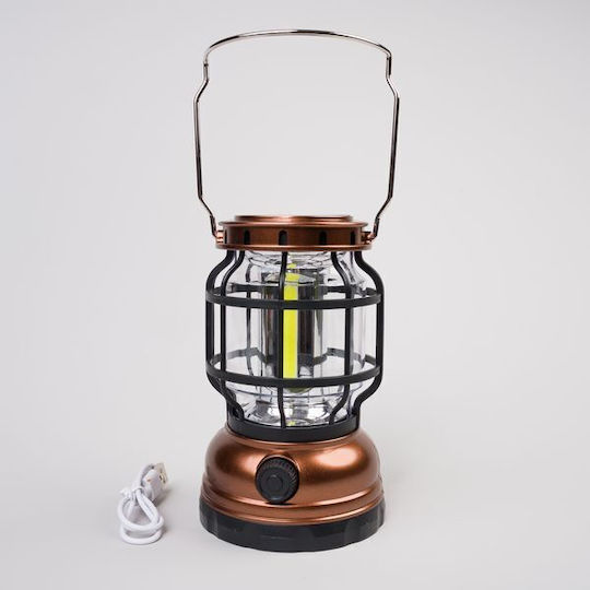 Oem Led Lantern Dimmable Solar Collector Powerbank Function Bronze Zj-1990t-bronze