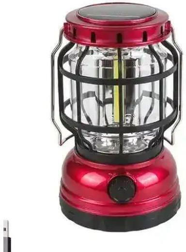 Oem Led Lantern Dimmable Solar Collector Powerbank Function Fuchsia Zj-1990t-fuchsia
