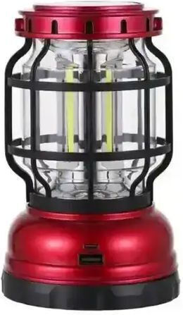 Oem Led Lantern Dimmable Solar Collector Powerbank Function Fuchsia Zj-1990t-fuchsia