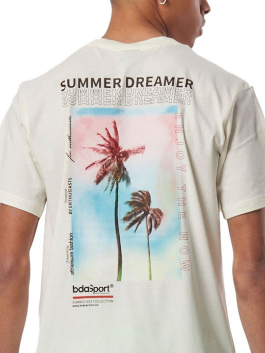 T-shirt Εκρου