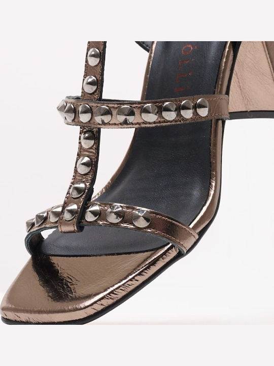 Leather Sandals Orange