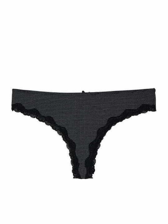 Βαμβακερά Femei Slip 3Pack cu Dantelă Multicolour