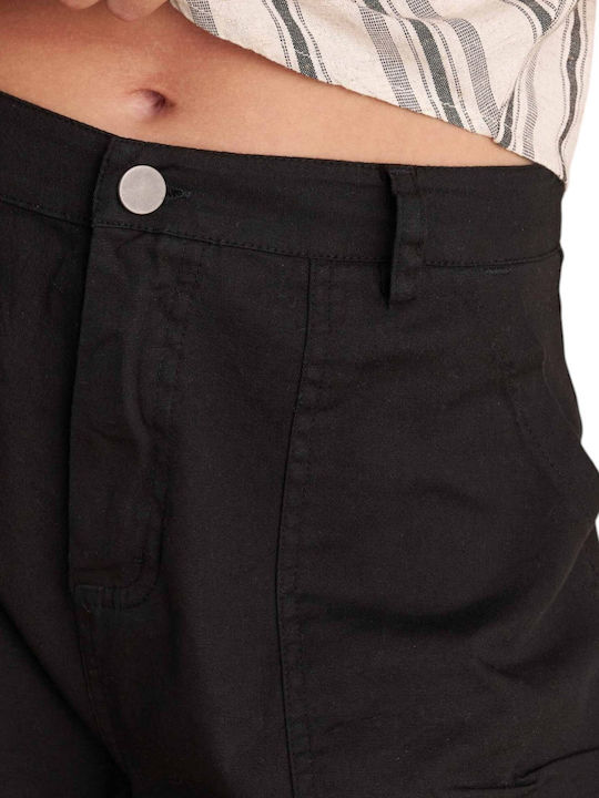Γυναικεία Βερμούδα Cargo Black