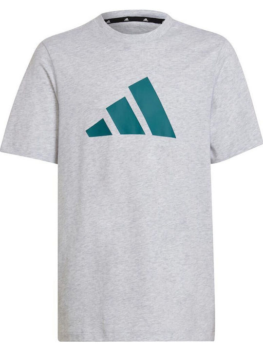 Tricou pentru copii Gri Future Icons 3 Stripes