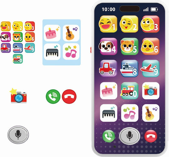 Hola Toys Toy Phone with Sounds for 36++ Months