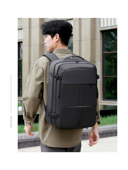 R&J Backpack Waterproof 40lt Black