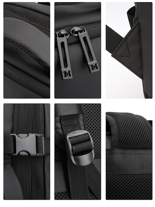 R&J Rucksack Wasserdicht 27Es Schwarz