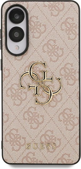 Guess Classic Umschlag Rückseite Metallisch Rosa (Galaxy S25 Edge)