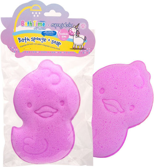Esponjabon Baby-Badeschwamm Rosa 1Stück
