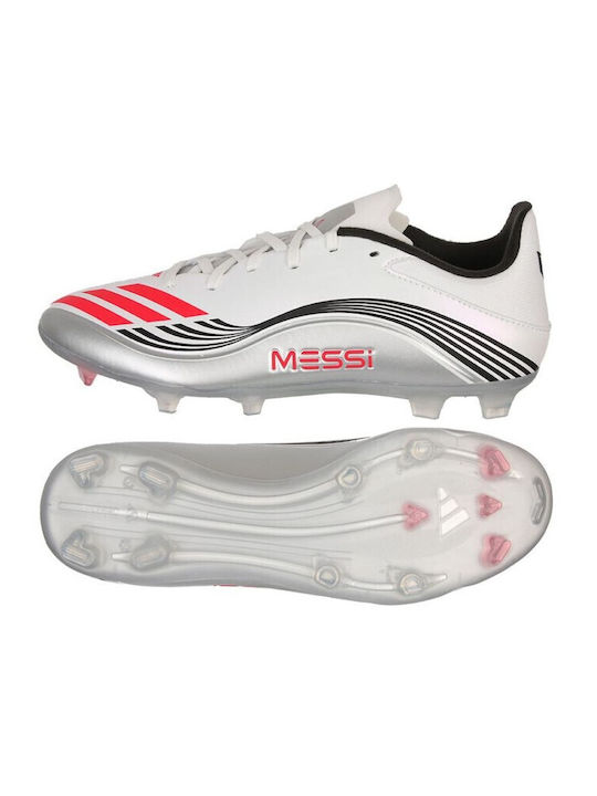 adidas League Ποδοσφαιρικά Παπούτσια με Τάπες AG Λευκά