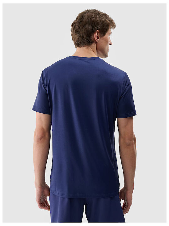 Functional Αθλητικό T-shirt Navy Μπλε